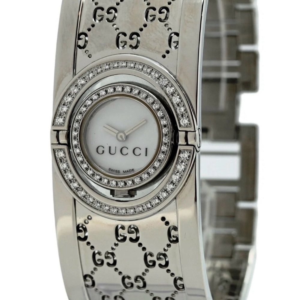 Gucci Twirl Watch with Diamond Accents